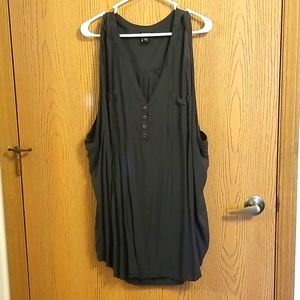Torrid Dark Gray Georgette Tank